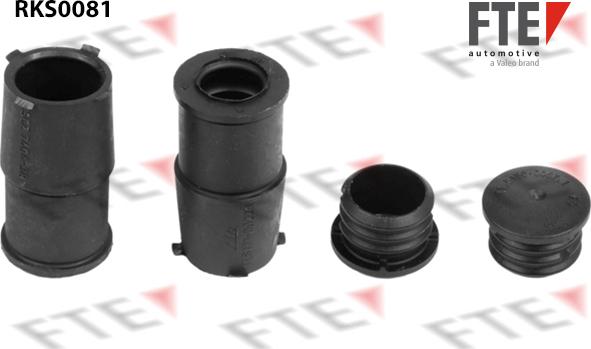 FTE RKS0081 - Комплект направляющей гильзы, тормозной поршень autospares.lv