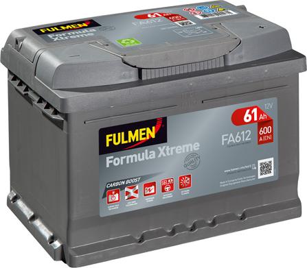 Fulmen FA612 - Стартерная аккумуляторная батарея, АКБ autospares.lv