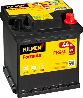Fulmen FB440 - Стартерная аккумуляторная батарея, АКБ autospares.lv