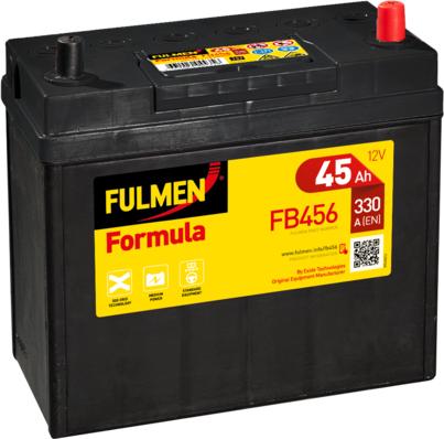 Fulmen FB456 - Стартерная аккумуляторная батарея, АКБ autospares.lv
