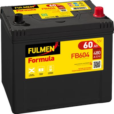 Fulmen FB604 - Стартерная аккумуляторная батарея, АКБ autospares.lv