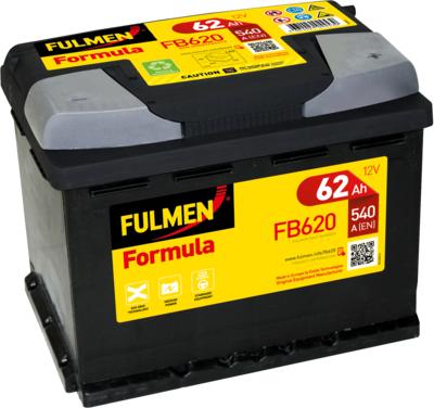 Fulmen FB620 - Стартерная аккумуляторная батарея, АКБ autospares.lv