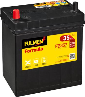 Fulmen FB357 - Стартерная аккумуляторная батарея, АКБ autospares.lv