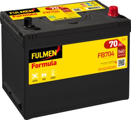 Fulmen FB704 - Стартерная аккумуляторная батарея, АКБ autospares.lv