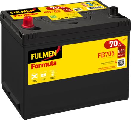 Fulmen FB705 - Стартерная аккумуляторная батарея, АКБ autospares.lv
