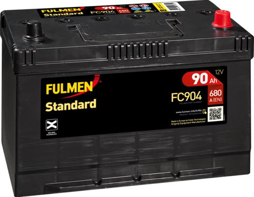 Fulmen FC904 - Стартерная аккумуляторная батарея, АКБ autospares.lv