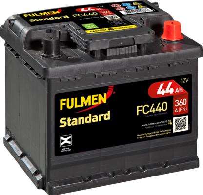 Fulmen FC440 - Стартерная аккумуляторная батарея, АКБ autospares.lv