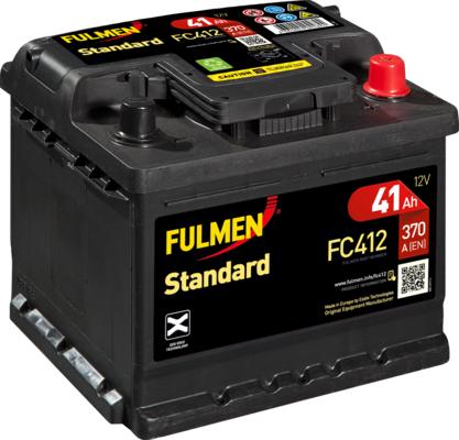 Fulmen FC412 - Стартерная аккумуляторная батарея, АКБ autospares.lv
