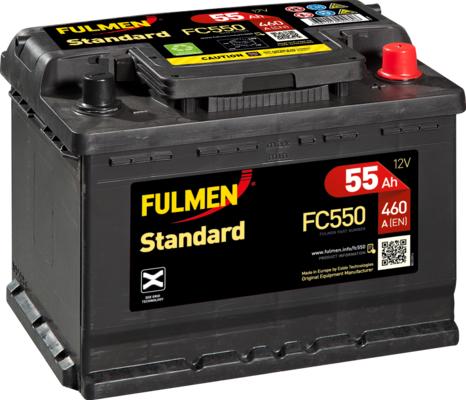 Fulmen FC550 - Стартерная аккумуляторная батарея, АКБ autospares.lv