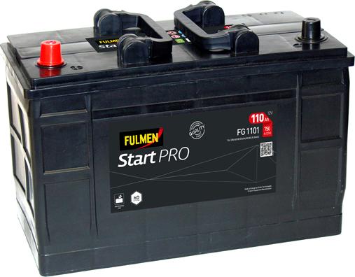 Fulmen FG1101 - Стартерная аккумуляторная батарея, АКБ autospares.lv