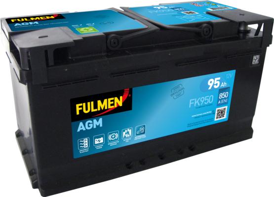 Fulmen FK950 - Стартерная аккумуляторная батарея, АКБ autospares.lv