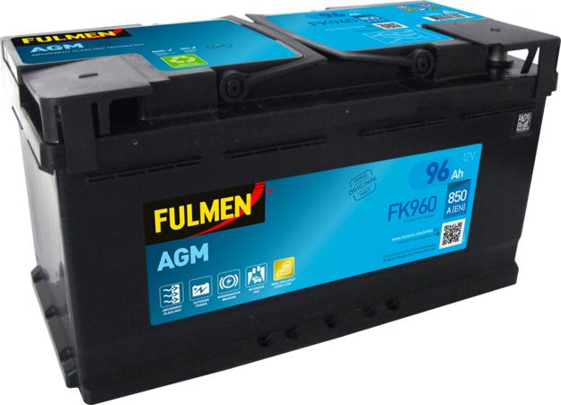 Fulmen FK960 - Стартерная аккумуляторная батарея, АКБ autospares.lv