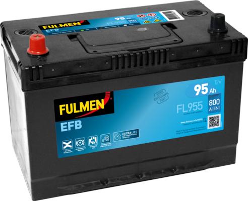 Fulmen FL955 - Стартерная аккумуляторная батарея, АКБ autospares.lv