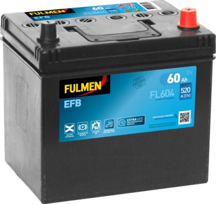 Fulmen FL604 - Стартерная аккумуляторная батарея, АКБ autospares.lv