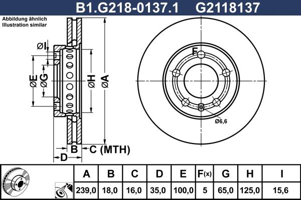 Galfer B1.G218-0137.1 - Тормозной диск autospares.lv