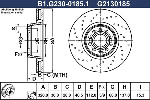 Galfer B1.G230-0185.1 - Тормозной диск autospares.lv