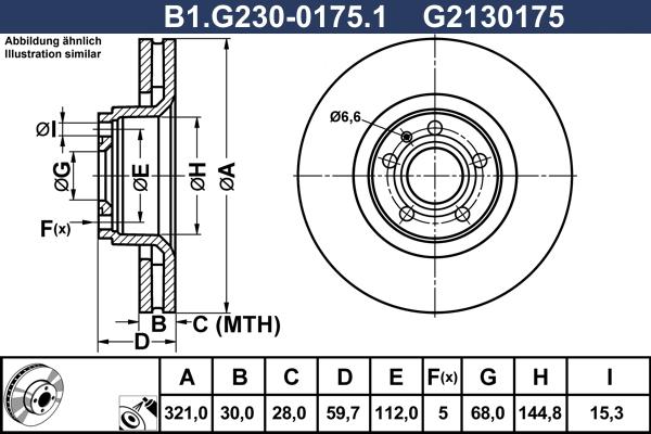 Galfer B1.G230-0175.1 - Тормозной диск autospares.lv