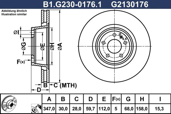 Galfer B1.G230-0176.1 - Тормозной диск autospares.lv