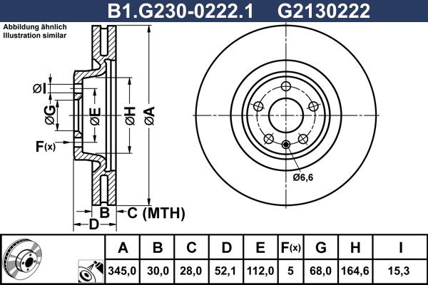 Galfer B1.G230-0222.1 - Тормозной диск autospares.lv