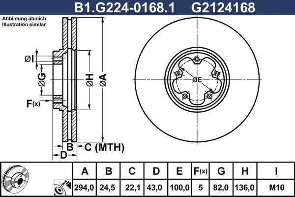 Galfer B1.G224-0168.1 - Тормозной диск autospares.lv