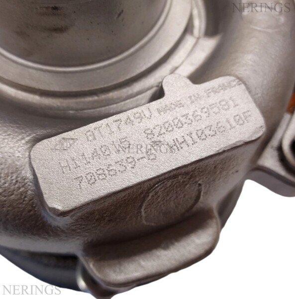 Garrett 708639 - Турбина, компрессор autospares.lv