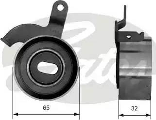 Gates T41015 - Натяжной ролик, зубчатый ремень ГРМ autospares.lv