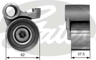 Gates T41078 - Натяжной ролик, зубчатый ремень ГРМ autospares.lv