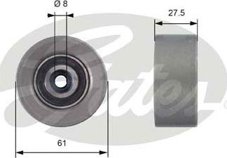 Gates T42151 - Направляющий ролик, зубчатый ремень ГРМ autospares.lv