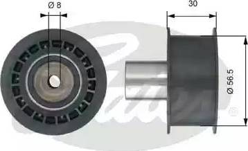 Gates T42189 - Направляющий ролик, зубчатый ремень ГРМ autospares.lv