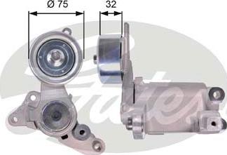 Gates T39135 - Натяжитель, поликлиновый ремень autospares.lv