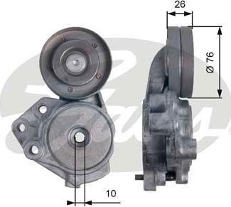 Gates T39173 - Натяжитель, поликлиновый ремень autospares.lv