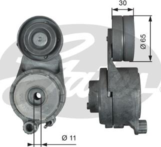 Gates T39294 - Натяжитель, поликлиновый ремень autospares.lv