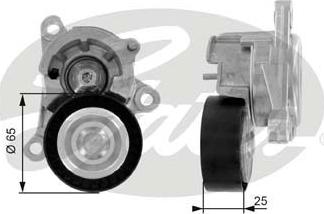 Gates T38320 - Натяжитель, поликлиновый ремень autospares.lv