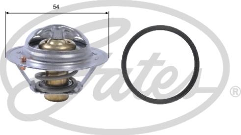 Gates TH43182G1 - Термостат охлаждающей жидкости / корпус autospares.lv