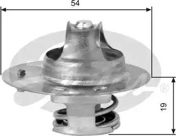 Gates TH14282G1 - Термостат охлаждающей жидкости / корпус autospares.lv