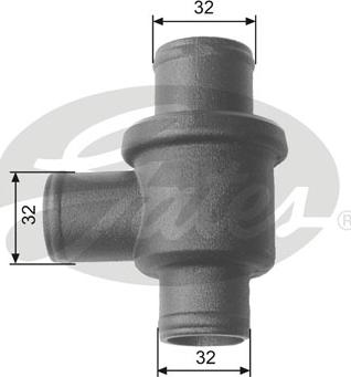 Gates TH15587 - Термостат охлаждающей жидкости / корпус autospares.lv