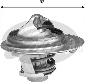 Gates TH30188G1 - Термостат охлаждающей жидкости / корпус autospares.lv