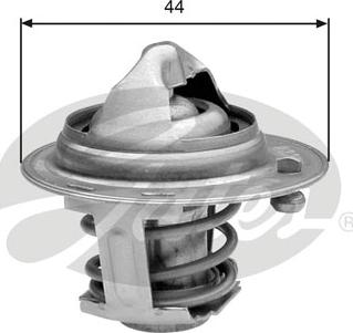 Gates TH29588G1 - Термостат охлаждающей жидкости / корпус autospares.lv