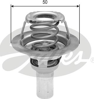 Gates TH23491G1 - Термостат охлаждающей жидкости / корпус autospares.lv