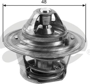 Gates TH27188G1 - Термостат охлаждающей жидкости / корпус autospares.lv