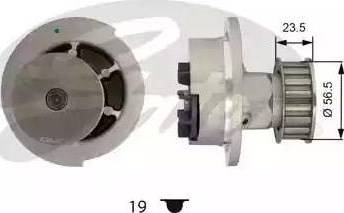 RIDER RD.150165333 - Водяной насос autospares.lv