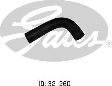 GATES-AU 05-0126 - Шланг радиатора autospares.lv