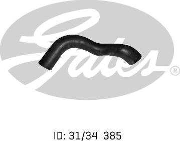 GATES-AU 05-0312 - Шланг радиатора autospares.lv