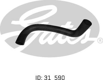 GATES-AU 05-0233 - Шланг радиатора autospares.lv