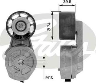 GATES-AU 38570 - Натяжитель, поликлиновый ремень autospares.lv