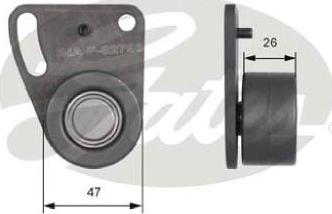 GATES-AU T41142 - Натяжитель, ремень ГРМ autospares.lv