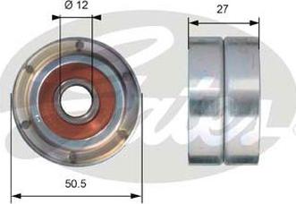 GATES-AU T42102 - Направляющий ролик, зубчатый ремень ГРМ autospares.lv