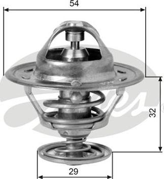 GATES-AU TH10981G1 - Термостат охлаждающей жидкости / корпус autospares.lv