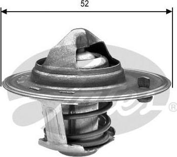 GATES-AU TH24488G1 - Термостат охлаждающей жидкости / корпус autospares.lv