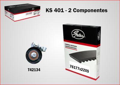 GATES-BR KS401 - Комплект зубчатого ремня ГРМ autospares.lv